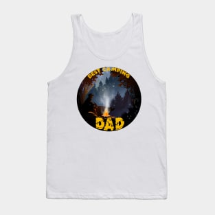 Best Camping Dad Ever Funny Camping Tank Top